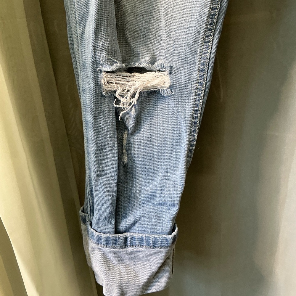 Indigo Blue maternity jeans with Distressed Blue Denim size xs - Picture 3 of 6